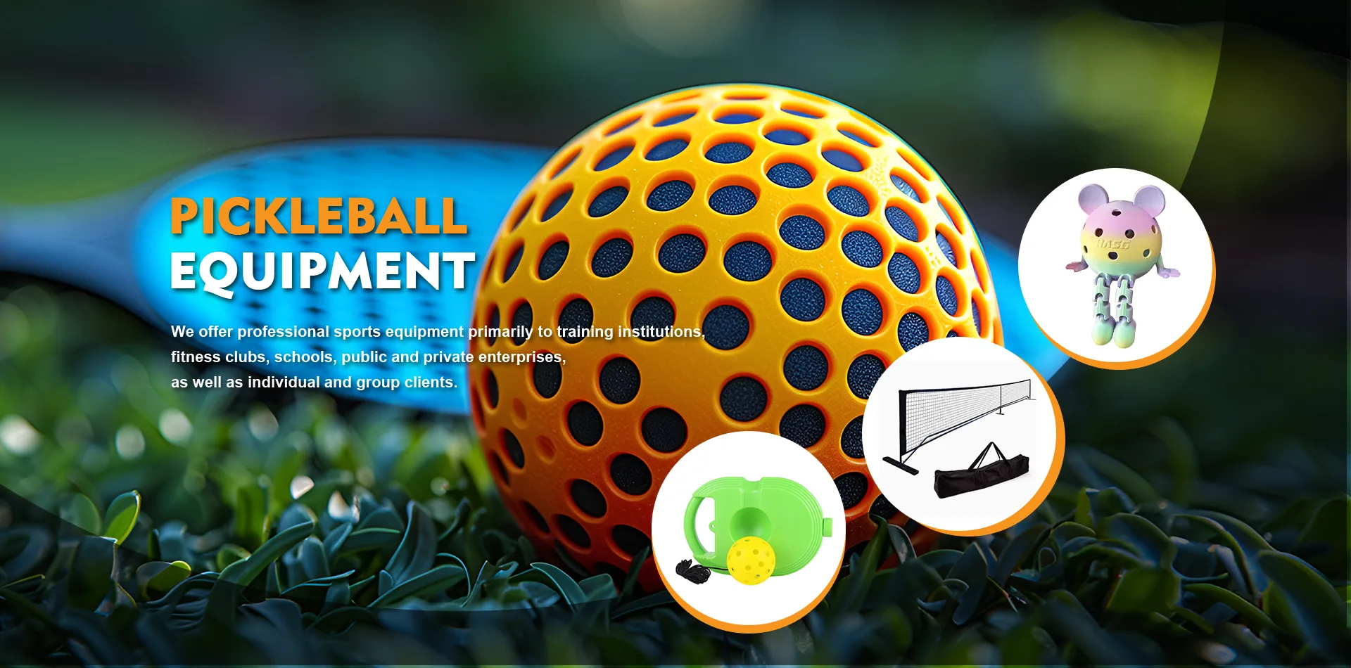 Equipamento de pickleball fabricado na China