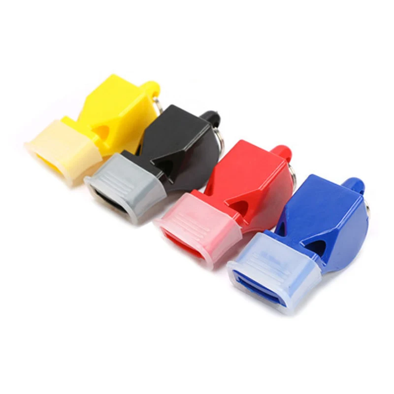 Apito de plástico com cordão