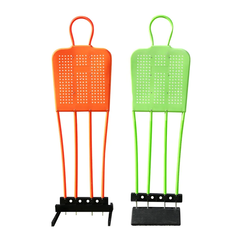 Manequim de futebol para treinamento de futebol com base de borracha